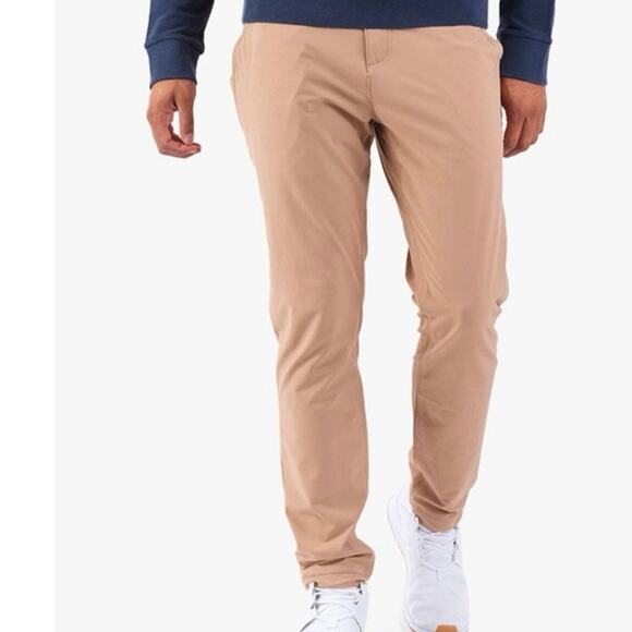 Mugsy Camel Traveler Pants Travel Activewear Stretch Utility Khaki Pants, 34x32 - Picture 2 of 12